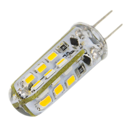 G4 2W 120LM Silicone Corn Light Bulb, 24 LED SMD 3014, Warm White Light, DC 12V by bashfashion