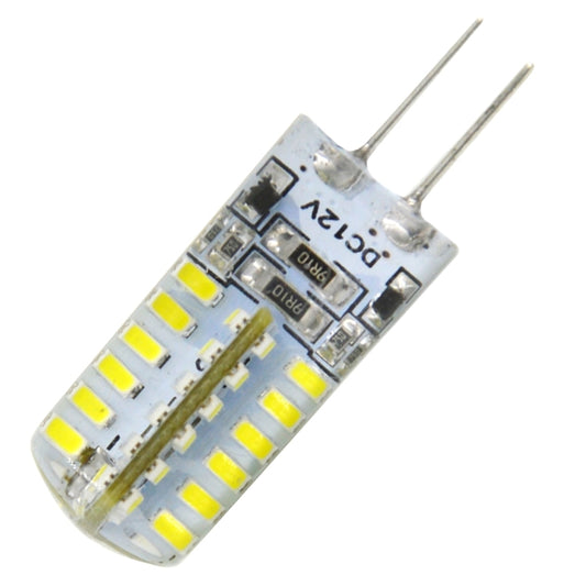 G4 3.5W 170LM Silicone Corn Light Bulb, 48 LED SMD 3014, White Light, DC 12V by bashfashion