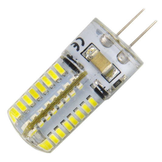G4 4W 200LM Silicone Corn Light Bulb, 64 LED SMD 3014, White Light, AC 220V by bashfashion