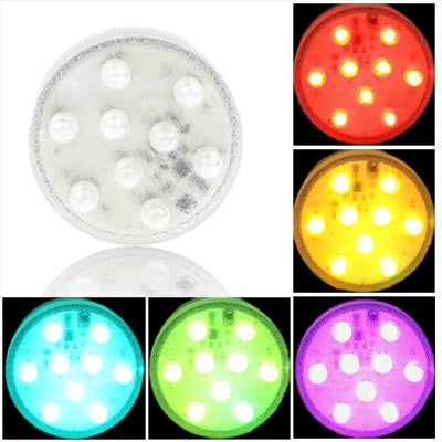 Multi Color Light Bulb, 9 LED, 13 Colors Light, with Remote Control(White) by bashfashion