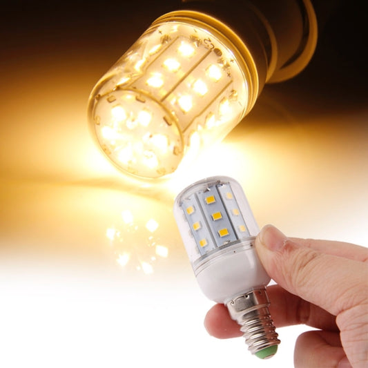 E14 4W Corn Light Bulb, 30 LED SMD 2835, Warm White Light, AC 220V by bashfashion