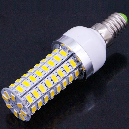 E14 6.0W 520LM Corn Light Bulb, 72 LED SMD 5730, Warm White Light, AC 220V by bashfashion