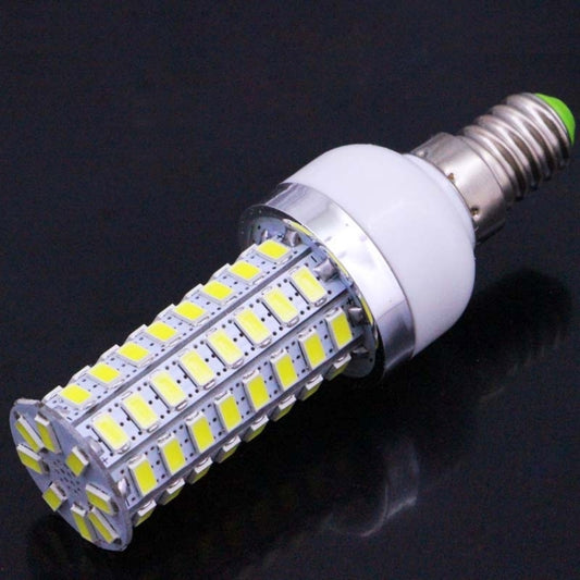 E14 6.0W 520LM Corn Light Bulb, 72 LED SMD 5730, White Light, AC 220V by bashfashion