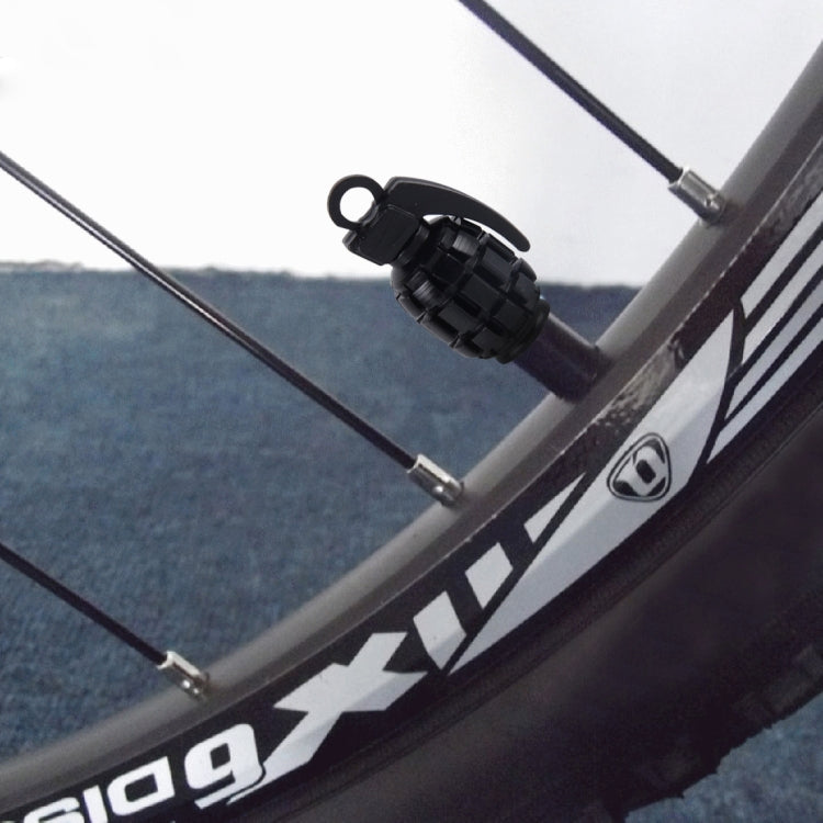 4 PCS Universal Bicycle Tire Valve Caps(Black) by bashfashion