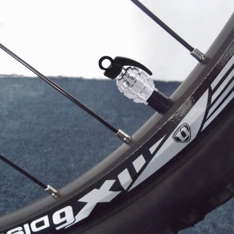 4 PCS Universal Bicycle Tire Valve Caps(Silver) by bashfashion