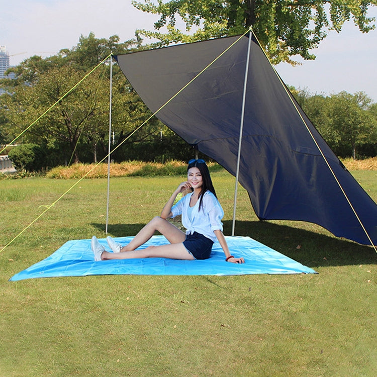 Waterproof Oxford Cloth 420D Oxford Material Camping Picnic Beach Tent Roof Tarp (Size: 215x215cm)(Orange) by bashfashion