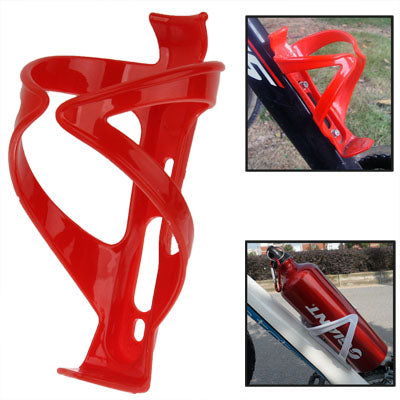High-strength Plastic Portable Drinking Cup Water Bottle Cage Holder Bottle Carrier Bracket Stand for Bike(Red) by bashfashion