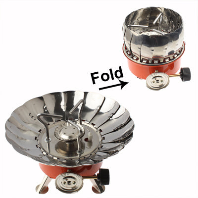Portable Aluminum-Magnesium Alloy Wind Camping Stove by bashfashion