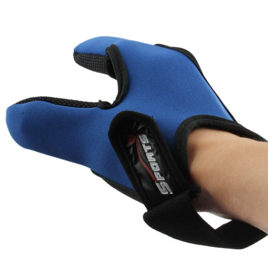 Fishing Special Two Fingers Gloves(Blue) by bashfashion