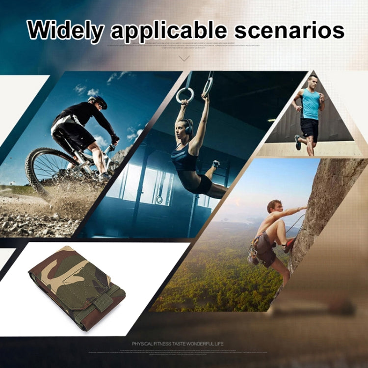 Stylish Outdoor Water Resistant Fabric Cell Phone Case, Size: approx. 17cm x 8.3cm x 3.5cm(Black) by bashfashion