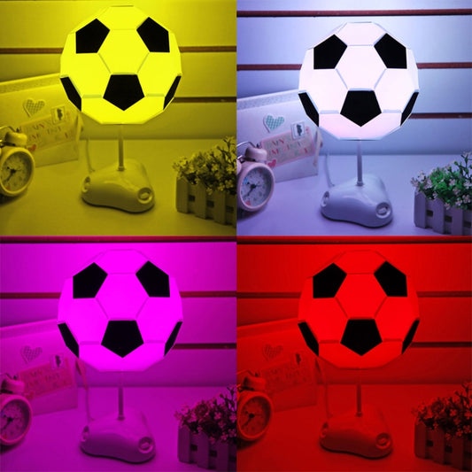 DIY Football Lamp, USB Handmade Charm Night Light / Desk Lamp Colorful Bedside Lamp(White) by bashfashion