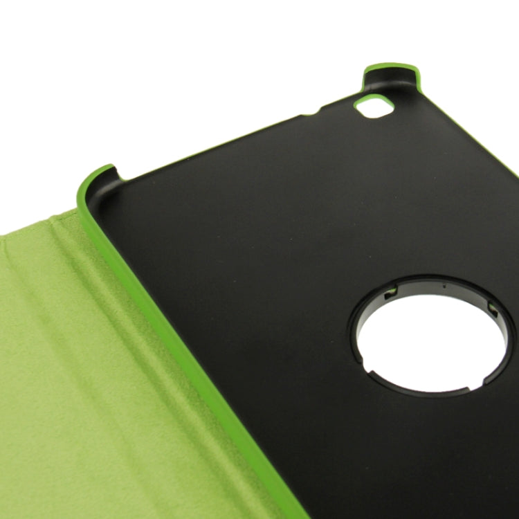 360 Degree Rotation Litchi Texture Leather Case with Holder for Galaxy Tab 3 (8.0) / T3110 / T3100 / T315(Green) by bashfashion