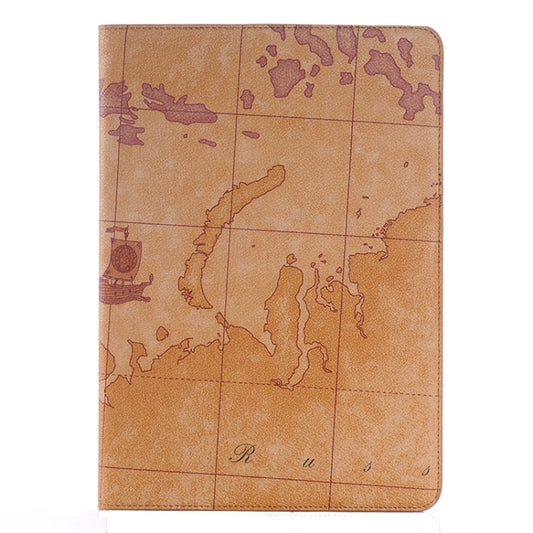 Map Pattern Leather Case with Holder & Card slots & Wallet for Galaxy Tab A 9.7 4G LTE / T555, Random Pattern Delivery by bashfashion