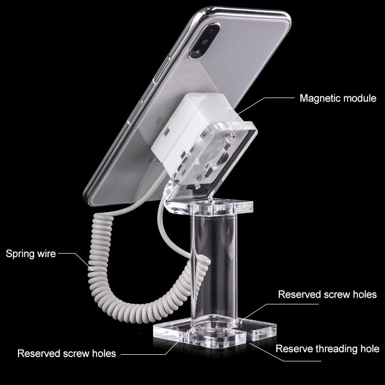 Universal Mobile Phone Burglar Display Holder / Display Anti-theft Holder(White) by bashfashion
