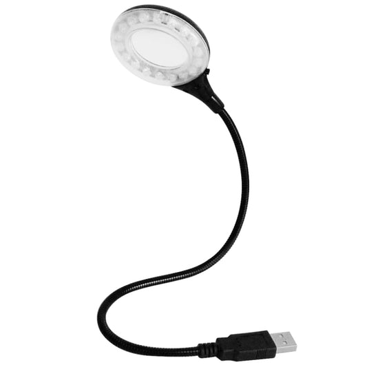 USB Laptop Lamp, 18 LED Super Light, Flexible Metal Tube by bashfashion