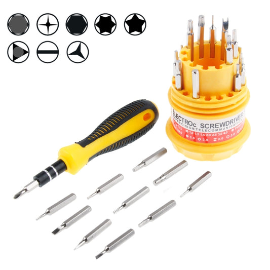 31 in 1 Micro Pocket Precision Screwdriver Watch Repair Tool Set Kit, Random Color Delivery by bashfashion
