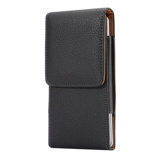Litchi Texture Vertical Flip Upright Leather Case / Waist Bag for Galaxy S9+ / S8+ / Note 8 & Note 5, Huawei Mate 8,etc(Black) by bashfashion