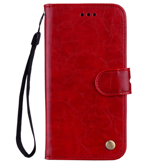 For Galaxy S9 Plus Oil Wax Texture Horizontal Flip Leather Case with Holder & Card Slots & Wallet(Red) by bashfashion