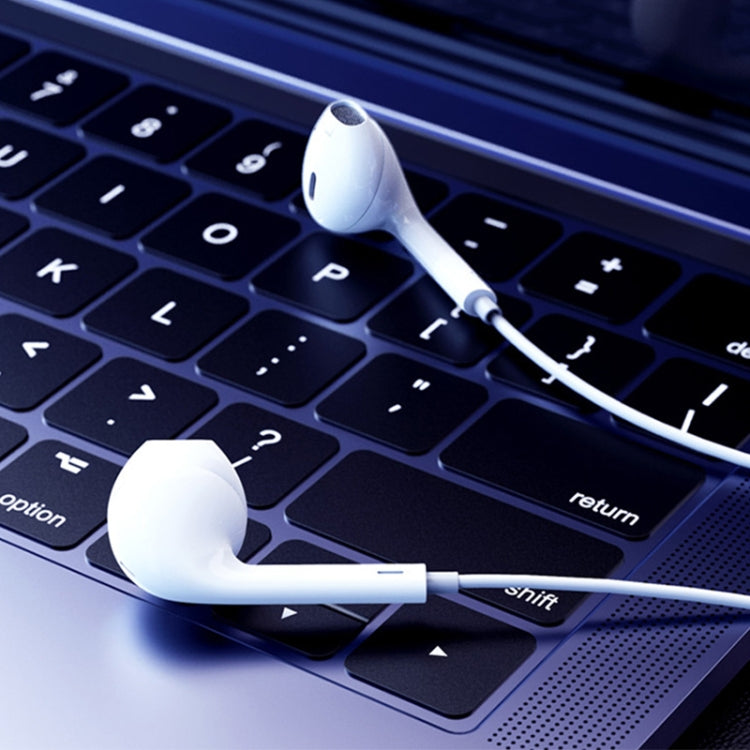 USB-C / Type-C Interface In Ear Wired HiFi Mega Bass Earphone with Mic by bashfashion