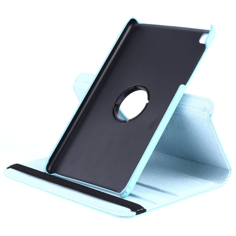 Litchi Texture Horizontal Flip 360 Degrees Rotation Leather Case for Galaxy Tab A 8 (2019) / P200 / P205, with Holder (Sky Blue) by bashfashion