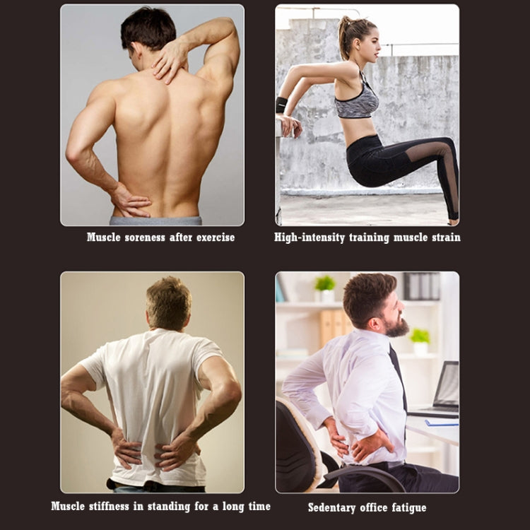 USB Charging Three-speed Vibration Adjustable Mini Fascia Gun Electric Massage Gun Full Body Massager(Red) by bashfashion