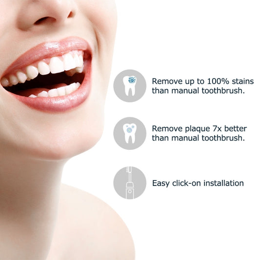 4 PCS D903/D904 Replacement Brush Heads for Mornwel D01(Black) by bashfashion