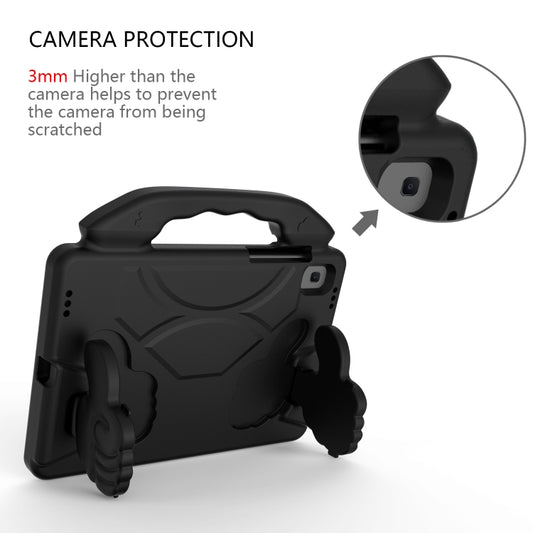 For Samsung Galaxy Tab S6 Lite / P610 Thumb Bracket EVA Shockproof Tablet Case(Black) by bashfashion