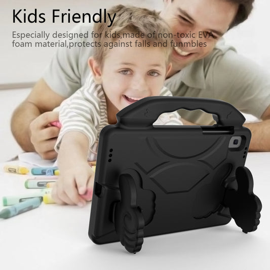 For Samsung Galaxy Tab S6 10.5 / T860 Thumb Bracket EVA Shockproof Tablet Case(Black) by bashfashion