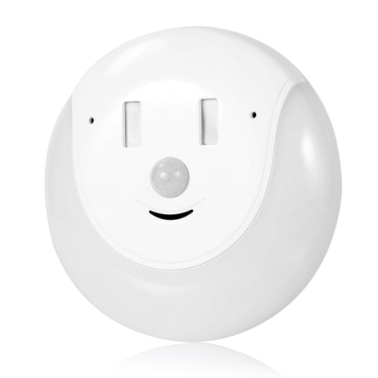 USB Charging Light & Human Body Sensing Control Smile Magnetic Night Light(Warm white light) by bashfashion