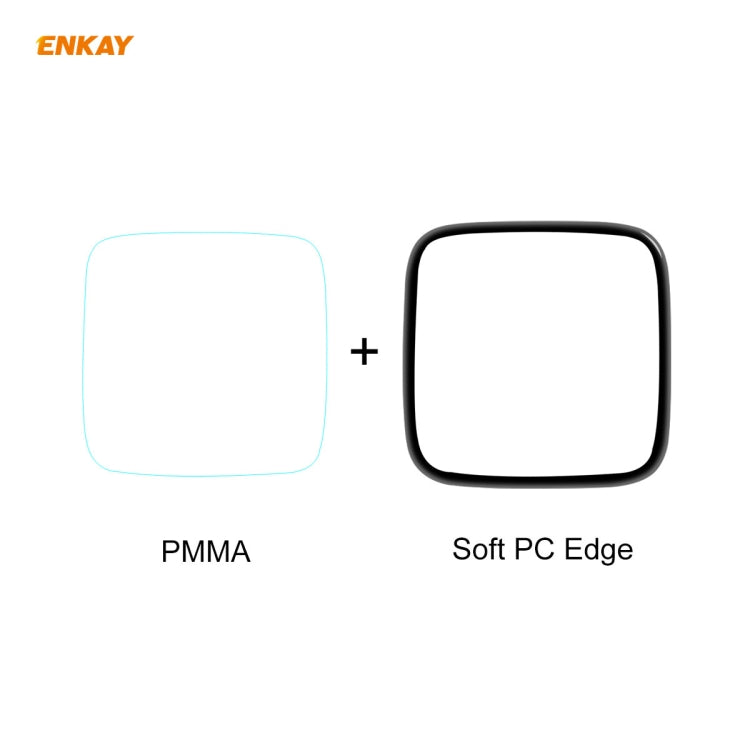 5 PCS For Fitbit Versa 3 / Fitbit Sense ENKAY Hat-Prince 3D Full Screen Soft PC Edge + PMMA HD Screen Protector Film by ENKAY