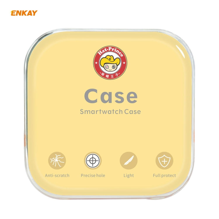 For Fitbit Versa 3 / Fitbit Sense ENKAY Hat-Prince ENK-AC8208 Full Coverage Electroplate TPU Soft Case(Gold) by ENKAY