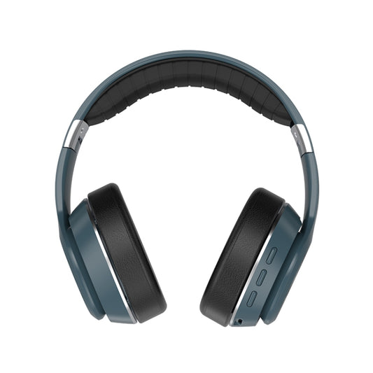 VJ320 Bluetooth 5.0 Head-mounted Foldable Wireless Headphones Support TF Card with Mic(Blue) by bashfashion