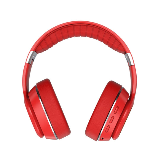 VJ320 Bluetooth 5.0 Head-mounted Foldable Wireless Headphones Support TF Card with Mic(Red) by bashfashion