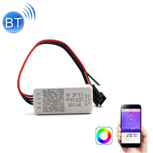 SP110E Bluetooth Pixel light Controller WS2811 WS2812B ws2812 dimmer SK6812 RGB RGBW APA102 WS2801 pixels Led Strip IOS Android by bashfashion