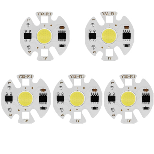 10 PCS COB LED Light Chip AC 220V LED Bulb Light Intelligent IC Driver Bulb Light DIY Spotlight Downlight Chip Outdoor Flood Light(10W(Cold White)) by bashfashion