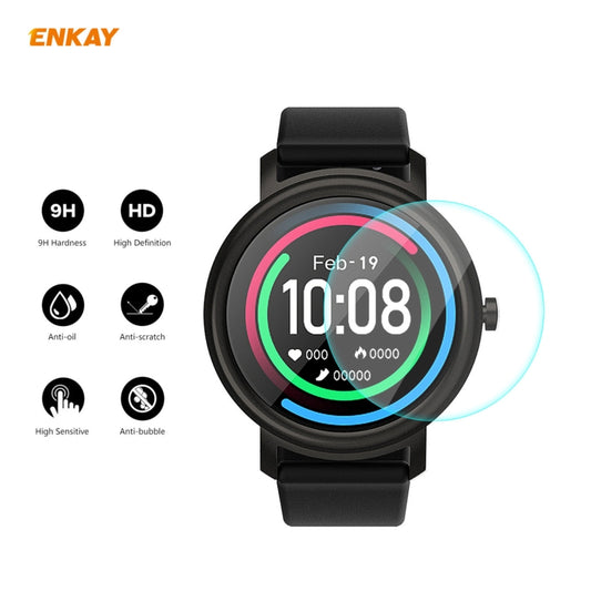 1 PCS For Xiaomi Mibro Air ENKAY Hat-Prince 0.2mm 9H 2.15D Curved Edge Tempered Glass Film by ENKAY