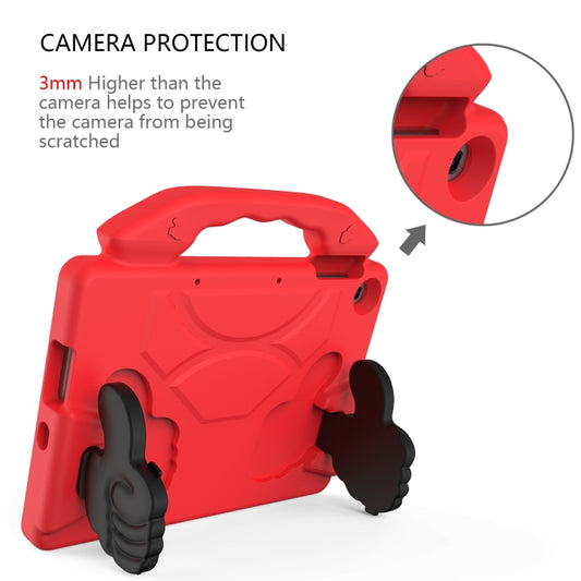 For Huawei MediaPad T10S 10.1/T10 9.7 Thumb Bracket EVA Shockproof Tablet Case(Red) by bashfashion