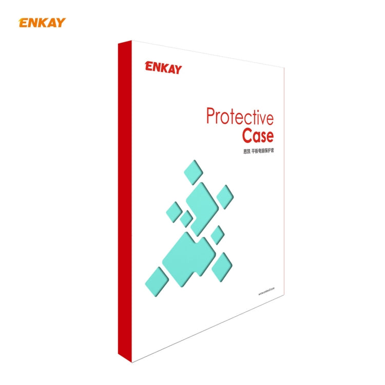 For Samsung Galaxy Tab S8 / Galaxy Tab S7 11.0 T870 / T875 ENKAY Horizontal Flip PU Leather + TPU Smart Case with Holder & Sleep / Wake-up Function(Cyan) by ENKAY