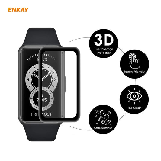 For Huawei Band 6 / Honor Band 6 5 PCS ENKAY Hat-Prince 3D Full Screen Soft PC Edge + PMMA HD Screen Protector Film by ENKAY