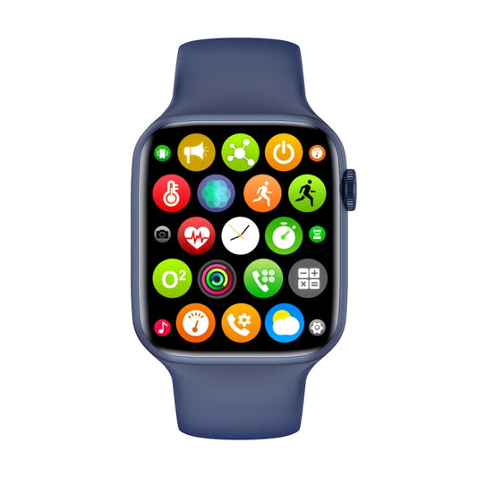 W37 1.75inch IPS Color Screen Smart Watch IP68 Waterproof,Support Bluetooth Call/Heart Rate Monitoring/Blood Pressure Monitoring/Sleep Monitoring(Blue) by bashfashion