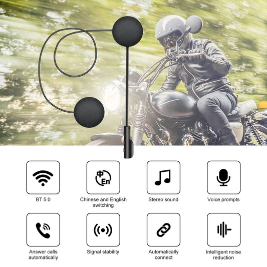 T4 Motorcycle Helmet Bluetooth Headsets BT 5.0 Stereo Automatically Connect to Support SIRI by bashfashion