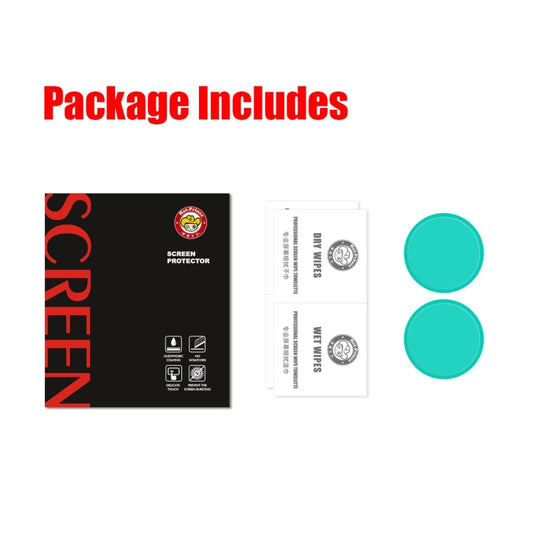 2 PCS For Samsung Galaxy Watch4 Classic 46mm ENKAY Hat-Prince Crystal Screen Protector Anti-scratch Watch Film by ENKAY