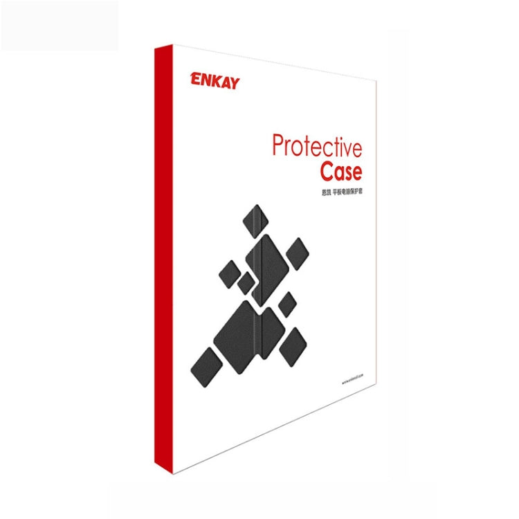 For Honor Tablet V7 Pro ENKAY Custer Texture Horizontal Flip PU+PC Leather Case with Three-folding Holder & Sleep / Wake-up Function(Dark Green) by ENKAY