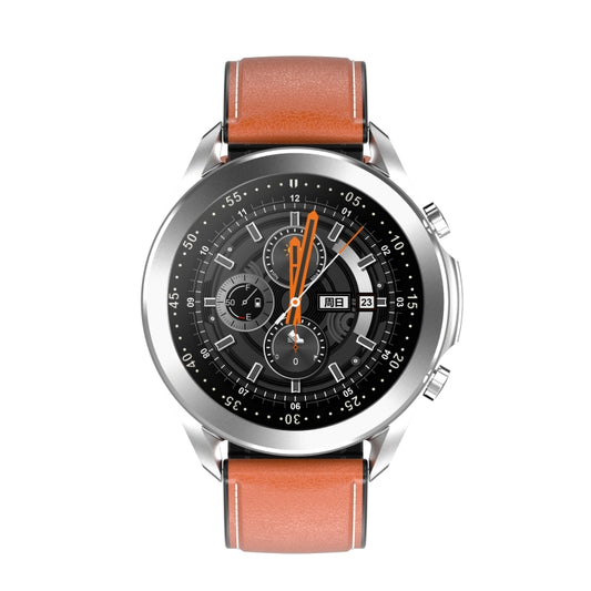 DW95 1.28 inch Color Screen Smart Watch, IP67 Waterproof,Leather Watchband,Support Bluetooth Call/Heart Rate Monitoring/Blood Pressure Monitoring/Blood Oxygen Monitoring/Sleep Monitoring(Silver) by bashfashion