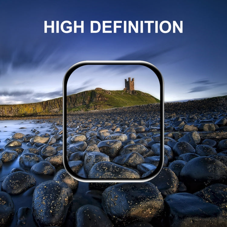 5pcs ENKAY Hat-Prince 3D Curved Edge Full Coverage Full Tempered Glass HD Screen Protector Film For Apple Watch Series 9 / 8 / 7 45mm(Transparent) by ENKAY