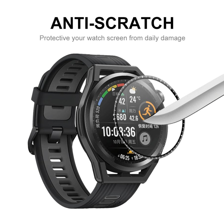 2 PCS For Huawei Watch GT Runner 46mm ENKAY Hat-Prince 3D Full Coverage Soft PC Curved Edge + PMMA HD Screen Protector Film by ENKAY