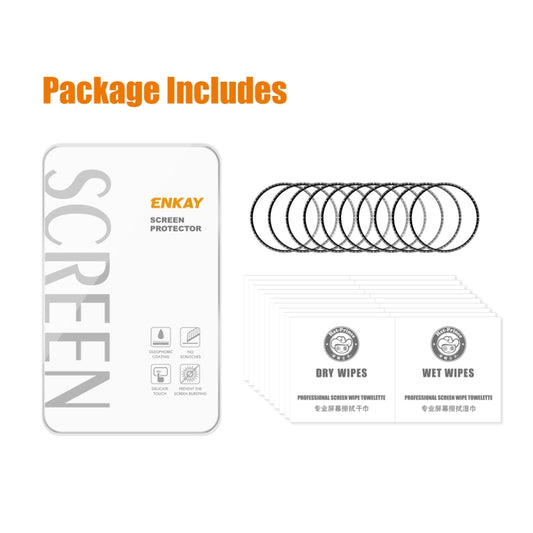 10 PCS For Huawei Watch GT Runner 46mm ENKAY Hat-Prince 3D Full Coverage Soft PC Curved Edge + PMMA HD Screen Protector Film by ENKAY