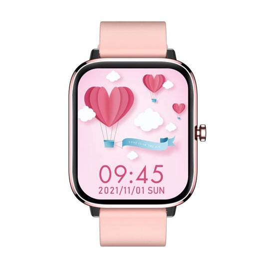T45S 1.7 inch Color Screen Smart Watch, IP67 Waterproof,Support Temperature Monitoring/Heart Rate Monitoring/Blood Pressure Monitoring/Blood Oxygen Monitoring/Sleep Monitoring(Pink) by bashfashion