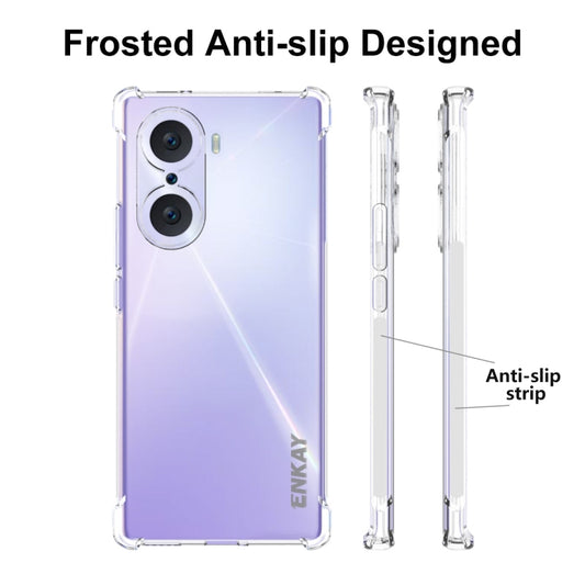For Honor 60 ENKAY Transparent TPU Shockproof Case by ENKAY