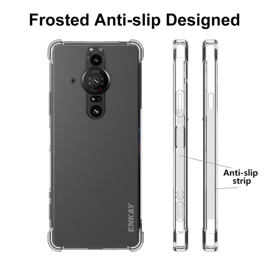 For Sony Xperia Pro-I ENKAY Transparent TPU Shockproof Case by ENKAY